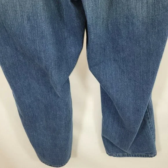 L.L. Bean Natural Fit 42x29 (Actual 43x29 1/4) 100% Cotton Blue Denim Jeans - Picture 8 of 8